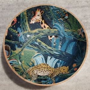 Opalhouse Mangowood Serving Bowl Jungle